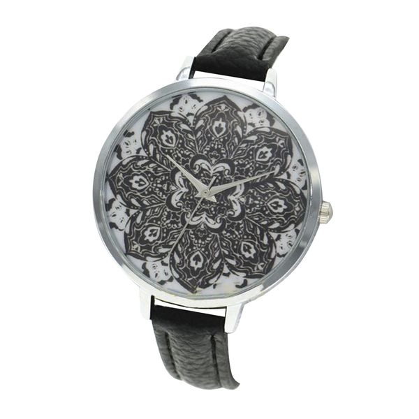 women gifts adjustable strap quartz lace floral round casual business wrist watch artificial leather battery powered elegant, Slivery;brown
women gifts adjustable strap quartz lace floral round casual business wrist watch artificial leather battery powered elegant, Slivery;brown