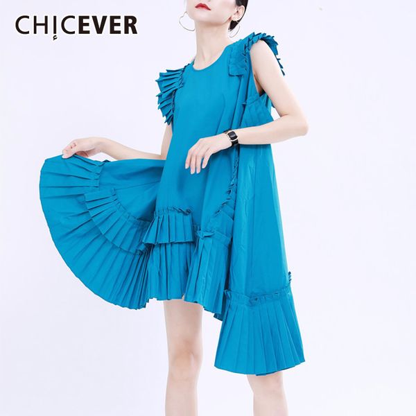 chicever patchwork dress for women o neck sleeveless irregular ruched elegant summer dresses female 2020 fashion clothes new, Black;gray
chicever patchwork dress for women o neck sleeveless irregular ruched elegant summer dresses female 2020 fashion clothes new, Black;gray