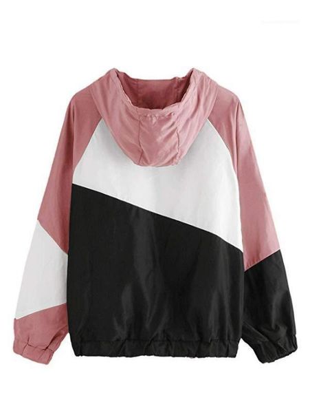 spring windbreaker jackets hooded rush guard summer beach casual sports jacket women patchwork, Black;brown
spring windbreaker jackets hooded rush guard summer beach casual sports jacket women patchwork, Black;brown