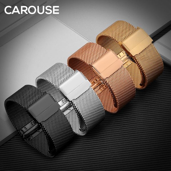 carouse milanese stainless steel watch strap band 12/13/14/16/17 18mm 19mm 20mm 22mm watchband for samsung galaxy watch 42/46mm, Black;brown
carouse milanese stainless steel watch strap band 12/13/14/16/17 18mm 19mm 20mm 22mm watchband for samsung galaxy watch 42/46mm, Black;brown