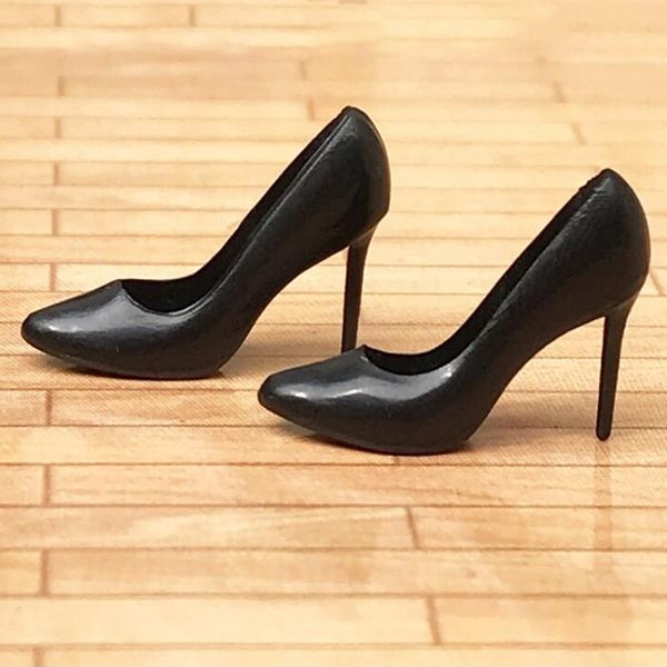 1/12 scale miniature plastic black high heel shoes furniture for dolls house room woman figures accessory decor
1/12 scale miniature plastic black high heel shoes furniture for dolls house room woman figures accessory decor