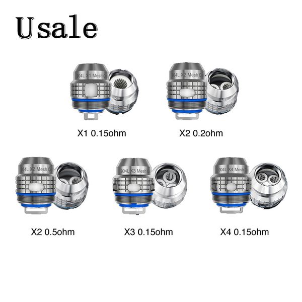 Freemax Fireluke 3 904L X Mesh Coils X1 X2 X3 X4 Mesh Coil Tea Fiber Cotton Replacement Coils For Fireluke 2 Maxus 100W Kit 100% Original
Freemax Fireluke 3 904L X Mesh Coils X1 X2 X3 X4 Mesh Coil Tea Fiber Cotton Replacement Coils For Fireluke 2 Maxus 100W Kit 100% Original