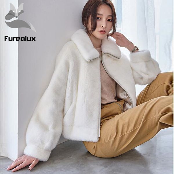 women's fur & faux furealux real coat women clothes 2021 winter jacket korean short coats and jackets vintage, Black
women's fur & faux furealux real coat women clothes 2021 winter jacket korean short coats and jackets vintage, Black