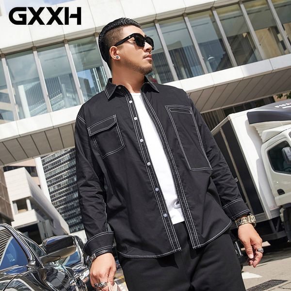 gxxh plus size 5xl 6xl 7xl 97% cotton casual shirt men long sleeved new spring autumn business big large fashion, White;black
gxxh plus size 5xl 6xl 7xl 97% cotton casual shirt men long sleeved new spring autumn business big large fashion, White;black