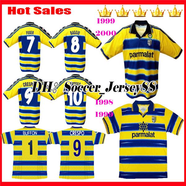 1998 1999 2000 parma retro soccer jersey home away 98 99 00 fuser 8 baggio 9 crespo 10 ortega 11 amoroso f cannavaro football shirt, Black;yellow
1998 1999 2000 parma retro soccer jersey home away 98 99 00 fuser 8 baggio 9 crespo 10 ortega 11 amoroso f cannavaro football shirt, Black;yellow
