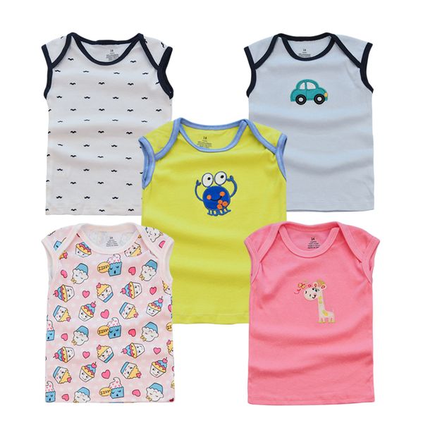 redkite 5 pcs/lot baby t shirt clothes 100% cotton soft cute cartoon sleeveless summer, Blue
redkite 5 pcs/lot baby t shirt clothes 100% cotton soft cute cartoon sleeveless summer, Blue