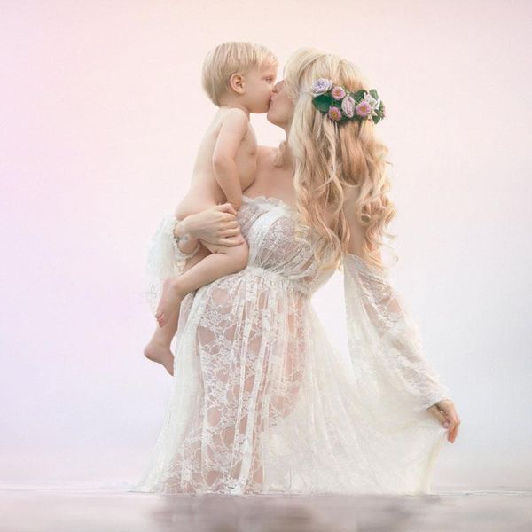 lace maxi vestidos maternity pgraphy props clothes maternity dresses for p shoot long pregnancy dress pgraphy gown, White 
lace maxi vestidos maternity pgraphy props clothes maternity dresses for p shoot long pregnancy dress pgraphy gown, White