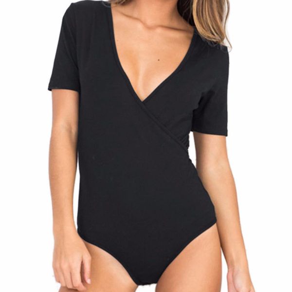 skinny women bodysuits new short sleeve deep v-neck bodycon bodysuit tight jumpsuit rompers one piece, Black;white
skinny women bodysuits new short sleeve deep v-neck bodycon bodysuit tight jumpsuit rompers one piece, Black;white
