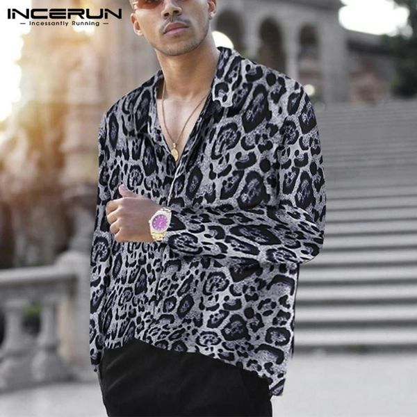 incerun leopard print shirt men lapel collar long sleeve party street style camisa stylish chic brand leisure mens shirts 2019
incerun leopard print shirt men lapel collar long sleeve party street style camisa stylish chic brand leisure mens shirts 2019