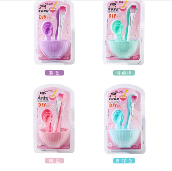 new pattern korean diy cosmetology facial mask bowl suit makeup four paper set plastic portable 4 combine 1 facial mask tool suit
new pattern korean diy cosmetology facial mask bowl suit makeup four paper set plastic portable 4 combine 1 facial mask tool suit