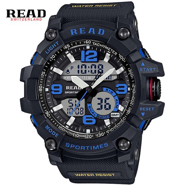 read sport watches for men waterproof digital watch led men's wristwatch clock man 90001 montre homme big men watches, Slivery;brown
read sport watches for men waterproof digital watch led men's wristwatch clock man 90001 montre homme big men watches, Slivery;brown
