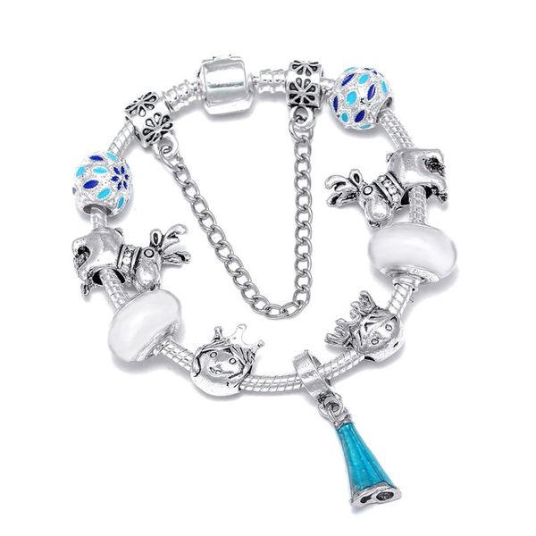 seialoy fashion blue charm bracelets for women original reindeer sven prince princess snowflake beads bracelet jewelry gift, Golden;silver
seialoy fashion blue charm bracelets for women original reindeer sven prince princess snowflake beads bracelet jewelry gift, Golden;silver