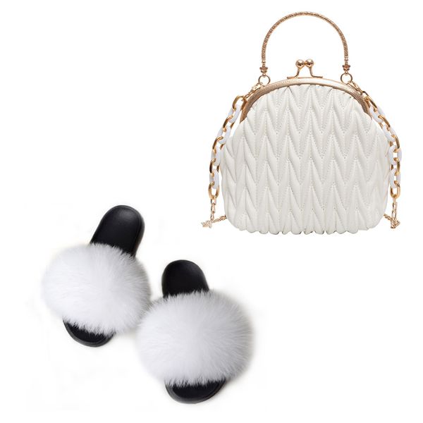 slippers fashion embossing shell shoulder bags women flap handbag with fur slides chain messenger ladies purse, Black
slippers fashion embossing shell shoulder bags women flap handbag with fur slides chain messenger ladies purse, Black