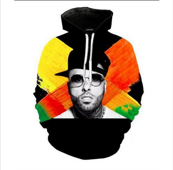 new fashion sweatshirt men / women 3d hoodies print dj singer nicky jam rapper x slim stylish hooded hoodies lms077, Black
new fashion sweatshirt men / women 3d hoodies print dj singer nicky jam rapper x slim stylish hooded hoodies lms077, Black
