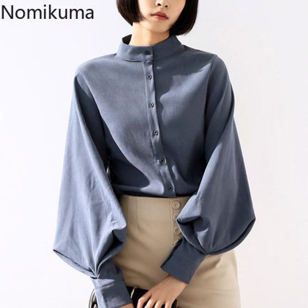 nomikuma vintage фонарь рукава весна женщин рубашка блузки однобортный блуза сыпучие stand шейных рубашки top blusas mujer 3z009, White
nomikuma vintage фонарь рукава весна женщин рубашка блузки однобортный блуза сыпучие stand шейных рубашки top blusas mujer 3z009, White