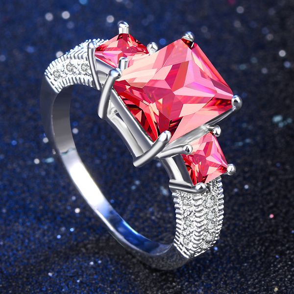 big square cubic zirconia wedding rings for woman blue/red/green cz party finger jewelry girl gift dropshipping, Silver
big square cubic zirconia wedding rings for woman blue/red/green cz party finger jewelry girl gift dropshipping, Silver