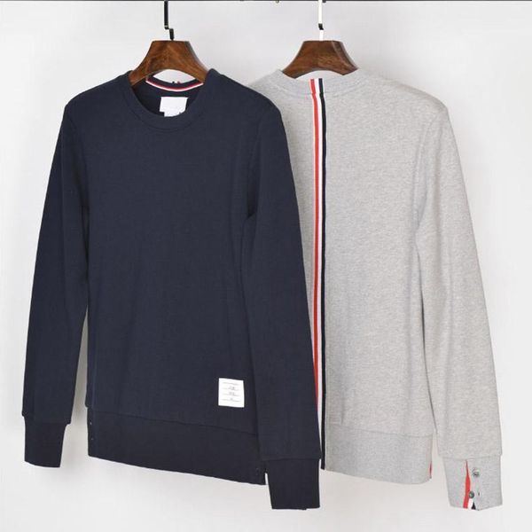 loopback jersey knit center-back red,white,blue stripe tb thom crewneck pullover button vents men's women's browne sweatshirt
loopback jersey knit center-back red,white,blue stripe tb thom crewneck pullover button vents men's women's browne sweatshirt