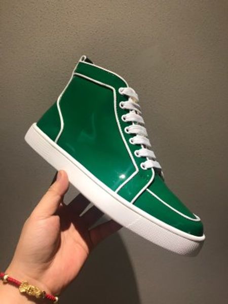 blue green patent leather shiny rantu orlato sneakers luxury men red bottom high shoes sneaker for lovers flats lace up hls666 super, Black
blue green patent leather shiny rantu orlato sneakers luxury men red bottom high shoes sneaker for lovers flats lace up hls666 super, Black