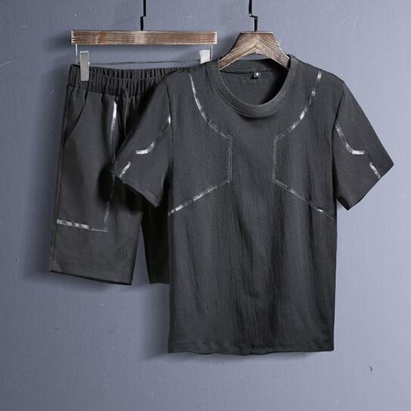 Mens Tracksuit Casual Style Loose Comfortable Short Sleeve and Shorts Sports Suit Two Pieces Suit Asian Size M-3XL
Mens Tracksuit Casual Style Loose Comfortable Short Sleeve and Shorts Sports Suit Two Pieces Suit Asian Size M-3XL