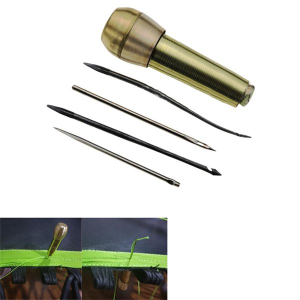 1 set canvas leather tent shoes sewing awl taper repairing tool sets hand stitching leathercraft needle kit, Black
1 set canvas leather tent shoes sewing awl taper repairing tool sets hand stitching leathercraft needle kit, Black