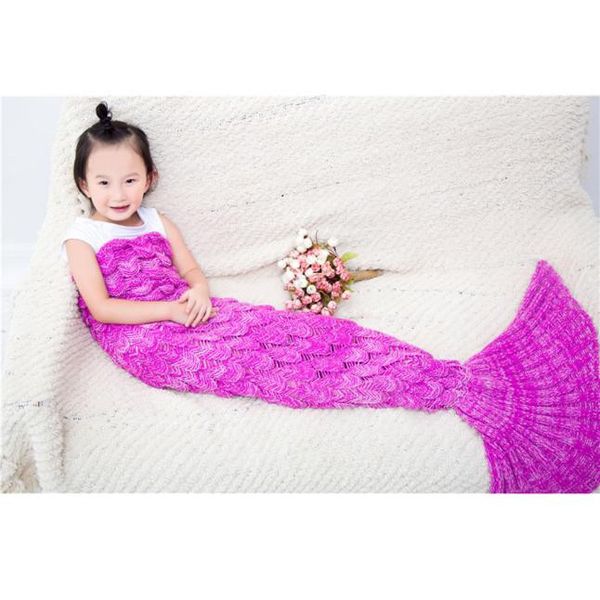 creative tail blanket crochet blanket for child super soft all seasons sleeping knitted blankets air conditioning#0211g10
creative tail blanket crochet blanket for child super soft all seasons sleeping knitted blankets air conditioning#0211g10