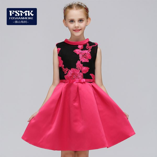 europe and america girls dress embroidery formal dress big boy rose-red fold-down collar sleeveless princess, Red;yellow
europe and america girls dress embroidery formal dress big boy rose-red fold-down collar sleeveless princess, Red;yellow