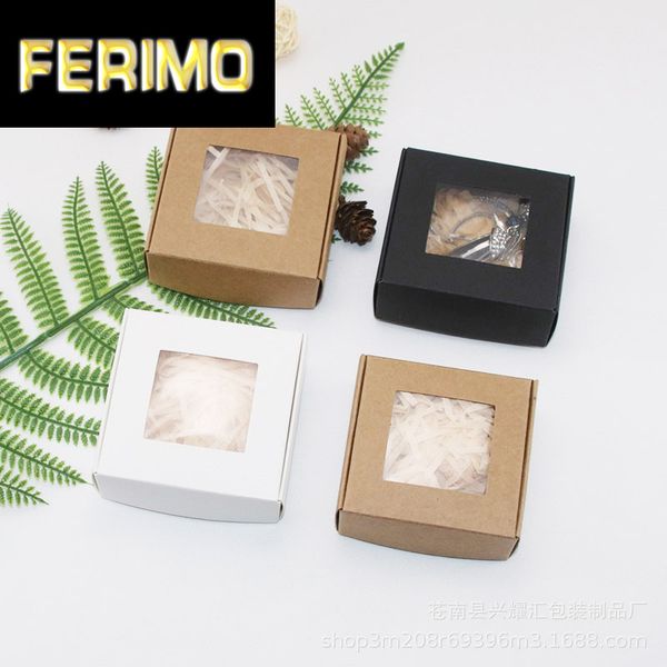 5pcs kraft paper with window candy chocolate box small cake gift packaging box bags wedding party decoration handmade soap
5pcs kraft paper with window candy chocolate box small cake gift packaging box bags wedding party decoration handmade soap