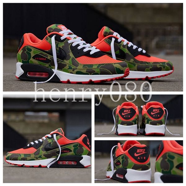 2020 men nike air max 90 running shoes designer atmos airmax 90 reverse duck camo red off sneakers 90 trainers classic sports chaussures zap, Black
2020 men nike air max 90 running shoes designer atmos airmax 90 reverse duck camo red off sneakers 90 trainers classic sports chaussures zap, Black