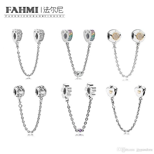 fahmi 100% 925 sterling silver charm heart & crown safety chain multi-colour arcs of love safety enchanted safety wildflower of, Black
fahmi 100% 925 sterling silver charm heart & crown safety chain multi-colour arcs of love safety enchanted safety wildflower of, Black