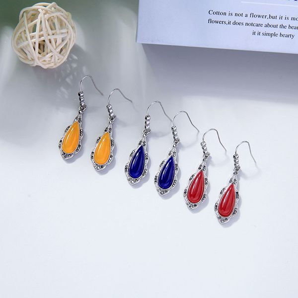 kissme vintage drop earrings for women exquisite crystal red yellow blue water drop resin earrings hook 2020 new fashion jewelry, Silver
kissme vintage drop earrings for women exquisite crystal red yellow blue water drop resin earrings hook 2020 new fashion jewelry, Silver