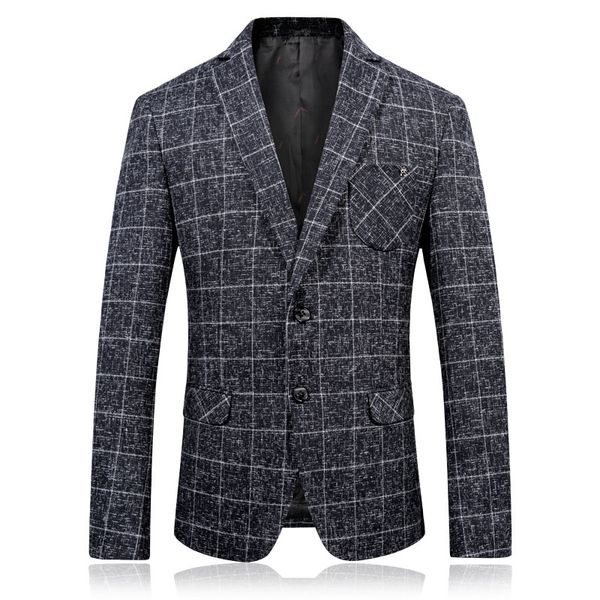 2020 autumn classics business woolen blazer men's grey plaid fashion casual blazers men coats jacket man suit full size s-6xl, White;black
2020 autumn classics business woolen blazer men's grey plaid fashion casual blazers men coats jacket man suit full size s-6xl, White;black