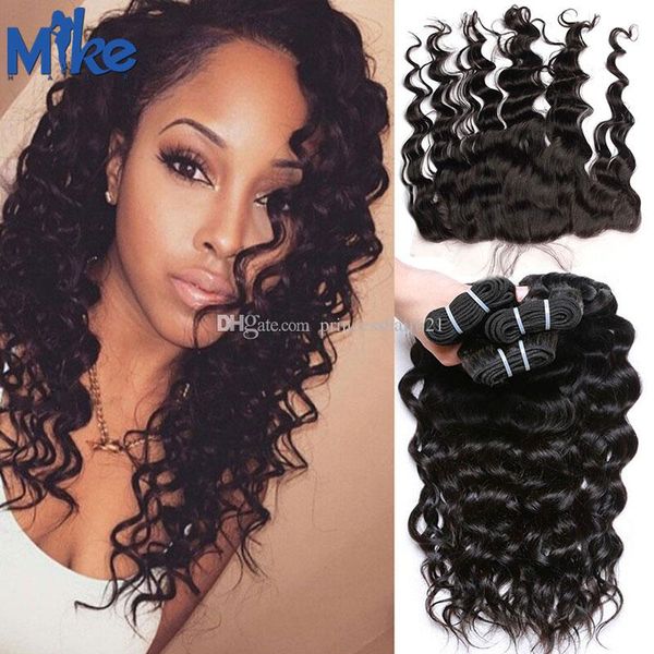 mikehair 13x4 lace frontal with 3 bundles deep body wave human hair with frontal peruvian malaysian brazilian hair with lace frontal closure, Black;brown
mikehair 13x4 lace frontal with 3 bundles deep body wave human hair with frontal peruvian malaysian brazilian hair with lace frontal closure, Black;brown
