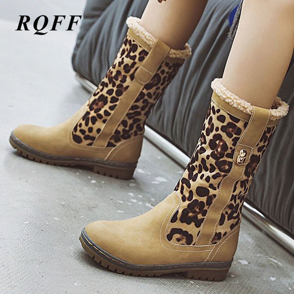 2019 winter boots women slip-on mid-cal boot leopard print round toe flat with heel footwear black green yellow warm shoes woman
2019 winter boots women slip-on mid-cal boot leopard print round toe flat with heel footwear black green yellow warm shoes woman