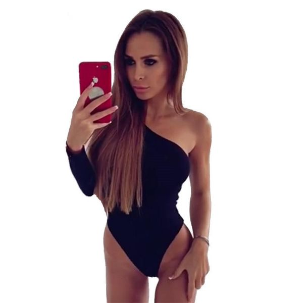 cotton one shoulder slope neckline bodysuit single long sleeve autumn women black solid casual swimsuit female kawaii, Black;white
cotton one shoulder slope neckline bodysuit single long sleeve autumn women black solid casual swimsuit female kawaii, Black;white