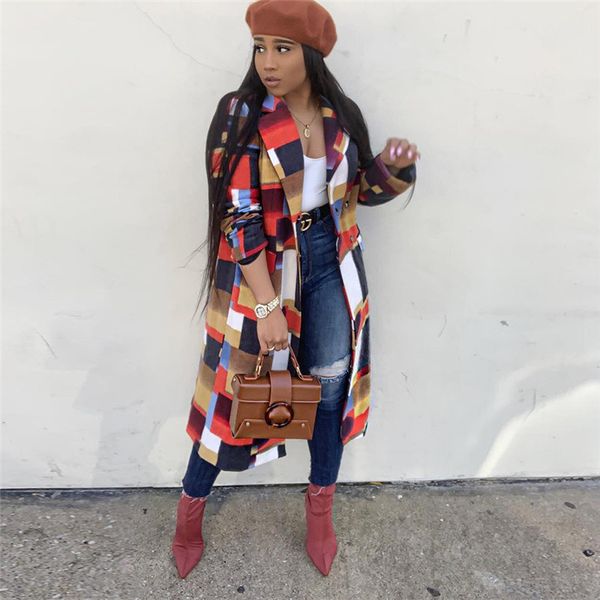 colorful plaid pattern womens coats designer classical womens winter wool coats luxury women fashion long coats, Black
colorful plaid pattern womens coats designer classical womens winter wool coats luxury women fashion long coats, Black