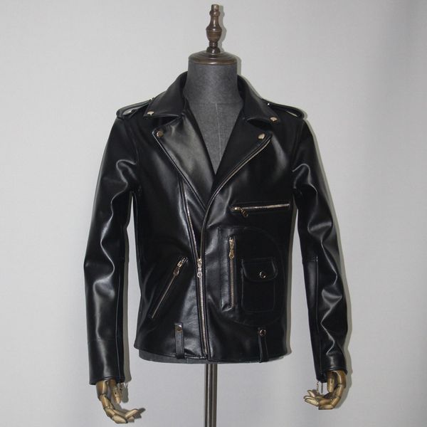 2020 black men slim fit biker's leather jacket large size 5xl genuine horsehide autumn american style j24 leather coat
2020 black men slim fit biker's leather jacket large size 5xl genuine horsehide autumn american style j24 leather coat