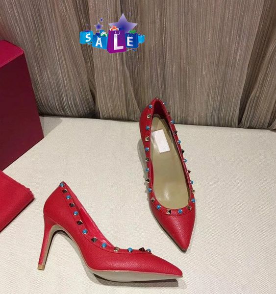 designer pointed toe 2-strap with studs high heels patent leather rivets sandals women high heel shoes 8.5cm, Black
designer pointed toe 2-strap with studs high heels patent leather rivets sandals women high heel shoes 8.5cm, Black