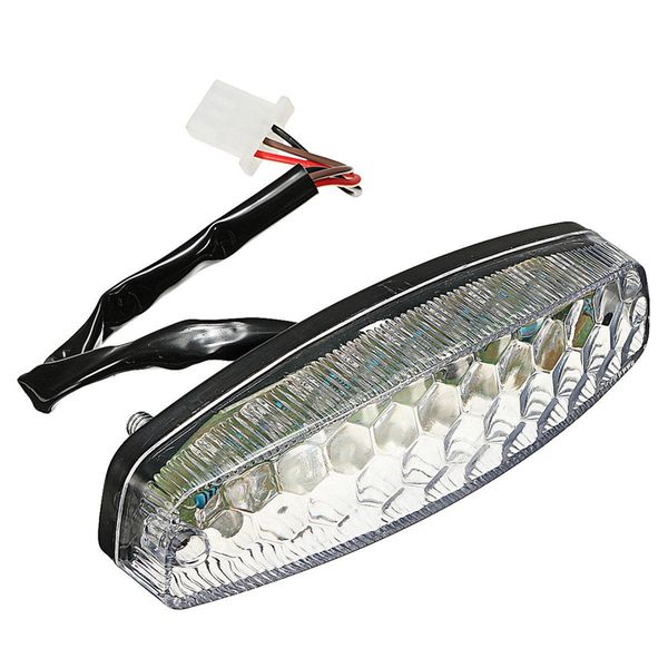 led rear tail brake light for 50 70 110 125cc atv quad taotao sunl chinese