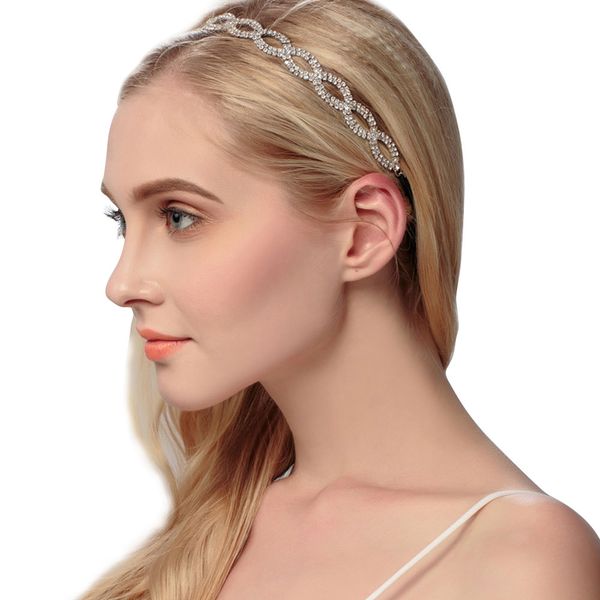 1pcs luxury rhinestone wedding hairband hairpiece hair accessories for wedding, prom, birthday party with rubber band
1pcs luxury rhinestone wedding hairband hairpiece hair accessories for wedding, prom, birthday party with rubber band