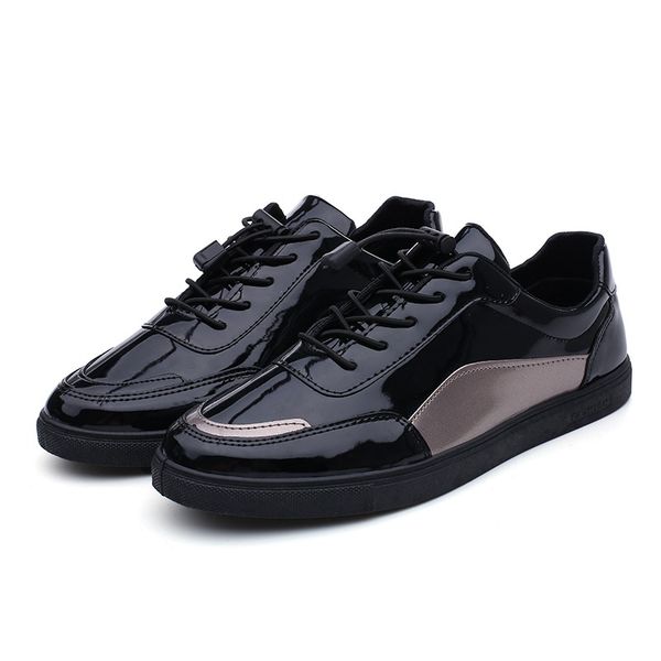 new men shoes 2019 autumn bright side men's casual shoes men sneakers men trainers lace-up flat driving shoes zapatillas hombre, Black
new men shoes 2019 autumn bright side men's casual shoes men sneakers men trainers lace-up flat driving shoes zapatillas hombre, Black