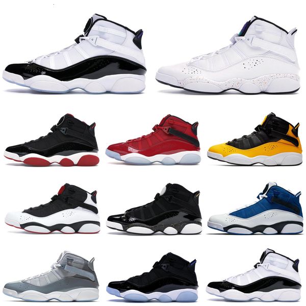 6 rings men basketball shoes six taxi bred black ice cool grey concord mens trainers sports sneakers 7-13 wholesale
6 rings men basketball shoes six taxi bred black ice cool grey concord mens trainers sports sneakers 7-13 wholesale