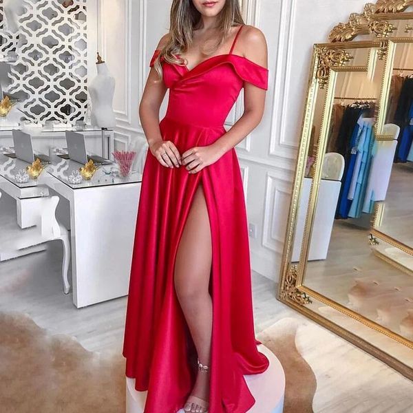 slit long dress formal women off shoulder v neck ball evening gown party red dress elegant ladies floor-length dresses d30, Black;gray
slit long dress formal women off shoulder v neck ball evening gown party red dress elegant ladies floor-length dresses d30, Black;gray