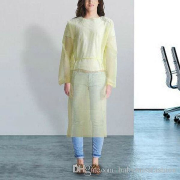 Protective Clothing Non-woven Fabric pp Knits Frenulum Disposable Gown Suit Home Outdoor Isolation Protective Clothing shipping fast
Protective Clothing Non-woven Fabric pp Knits Frenulum Disposable Gown Suit Home Outdoor Isolation Protective Clothing shipping fast