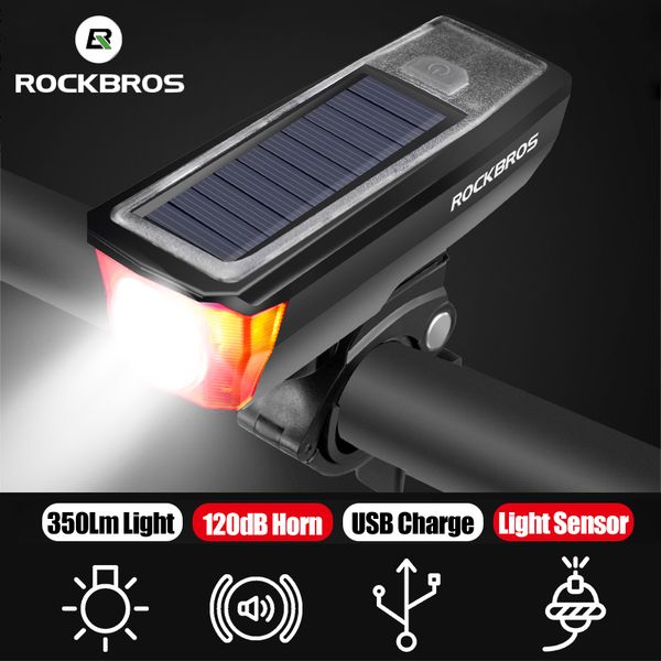 rockbros bike front light loud bicycle horn set 350 lm usb rechargeable bike headlight electric 120db horn solar panel lights
rockbros bike front light loud bicycle horn set 350 lm usb rechargeable bike headlight electric 120db horn solar panel lights