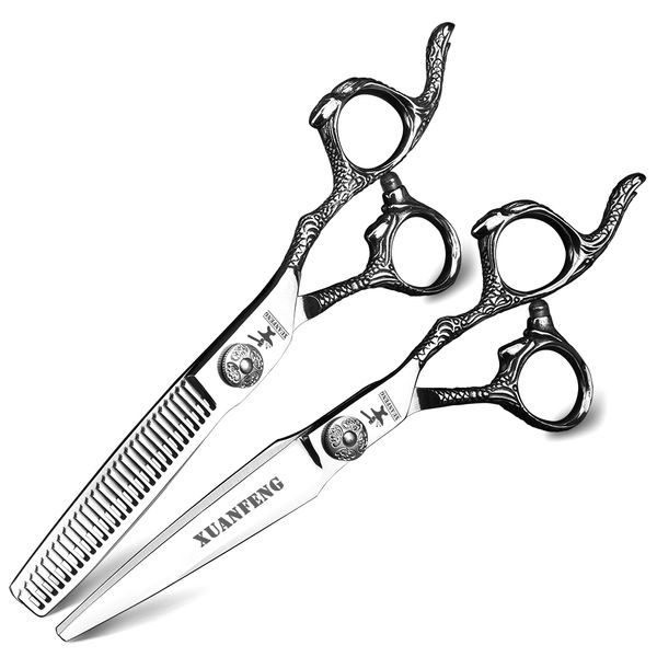 xuan feng sea snake carving серебряный стрижки волос ножницы 6 дюймов волос ножницы япония 440c стали истончение резки ножницы набор с компл
xuan feng sea snake carving серебряный стрижки волос ножницы 6 дюймов волос ножницы япония 440c стали истончение резки ножницы набор с компл
