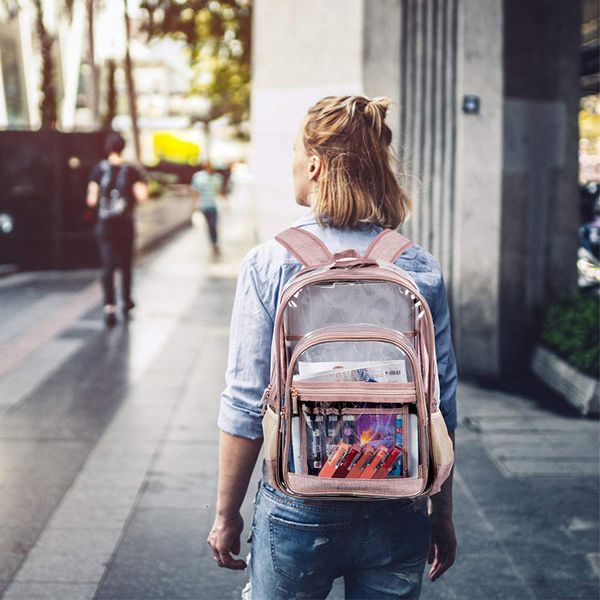 school bags for teenage girls transparent woman package pvc waterproof capacity both zipper europe and america student rucksack
school bags for teenage girls transparent woman package pvc waterproof capacity both zipper europe and america student rucksack