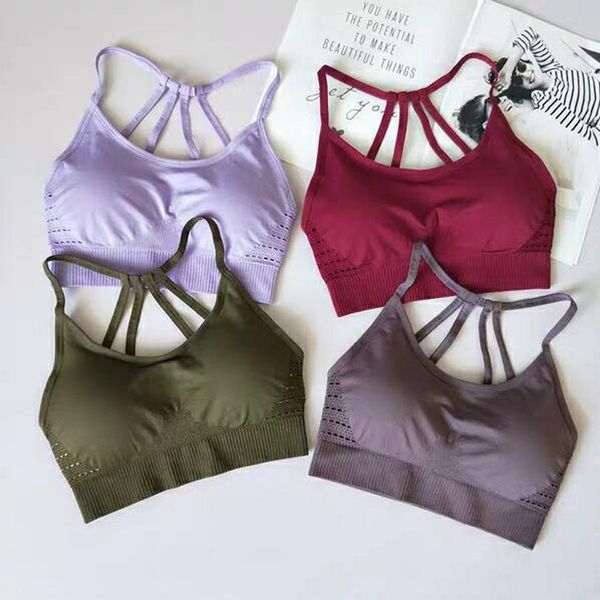 woman gym wear sports bra back cross strappy yoga bra paded push up brassiere running activewear sport fitness top, White;black
woman gym wear sports bra back cross strappy yoga bra paded push up brassiere running activewear sport fitness top, White;black