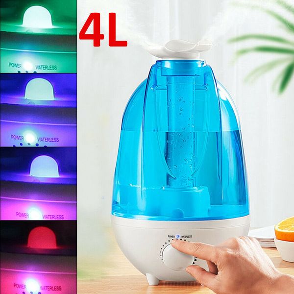 4l ultrasonic humidifier diffuser led light home/offices mist maker air purifier ing
4l ultrasonic humidifier diffuser led light home/offices mist maker air purifier ing