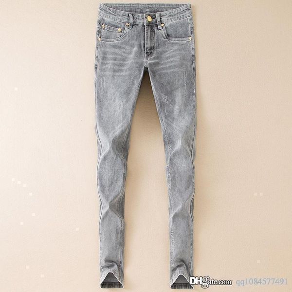 19 autumn new men's slim embroidered jeans micro-elastic feet wild casual tide men's trousers casual jeans man pants je, Blue
19 autumn new men's slim embroidered jeans micro-elastic feet wild casual tide men's trousers casual jeans man pants je, Blue