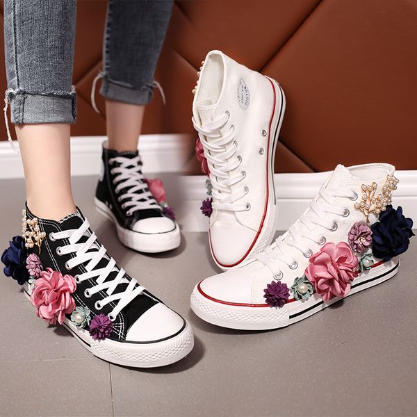 new pretty handmade camellia flats small white shoes string beading espadrilles women fashion riband lace up canvas flat shoes, Black
new pretty handmade camellia flats small white shoes string beading espadrilles women fashion riband lace up canvas flat shoes, Black